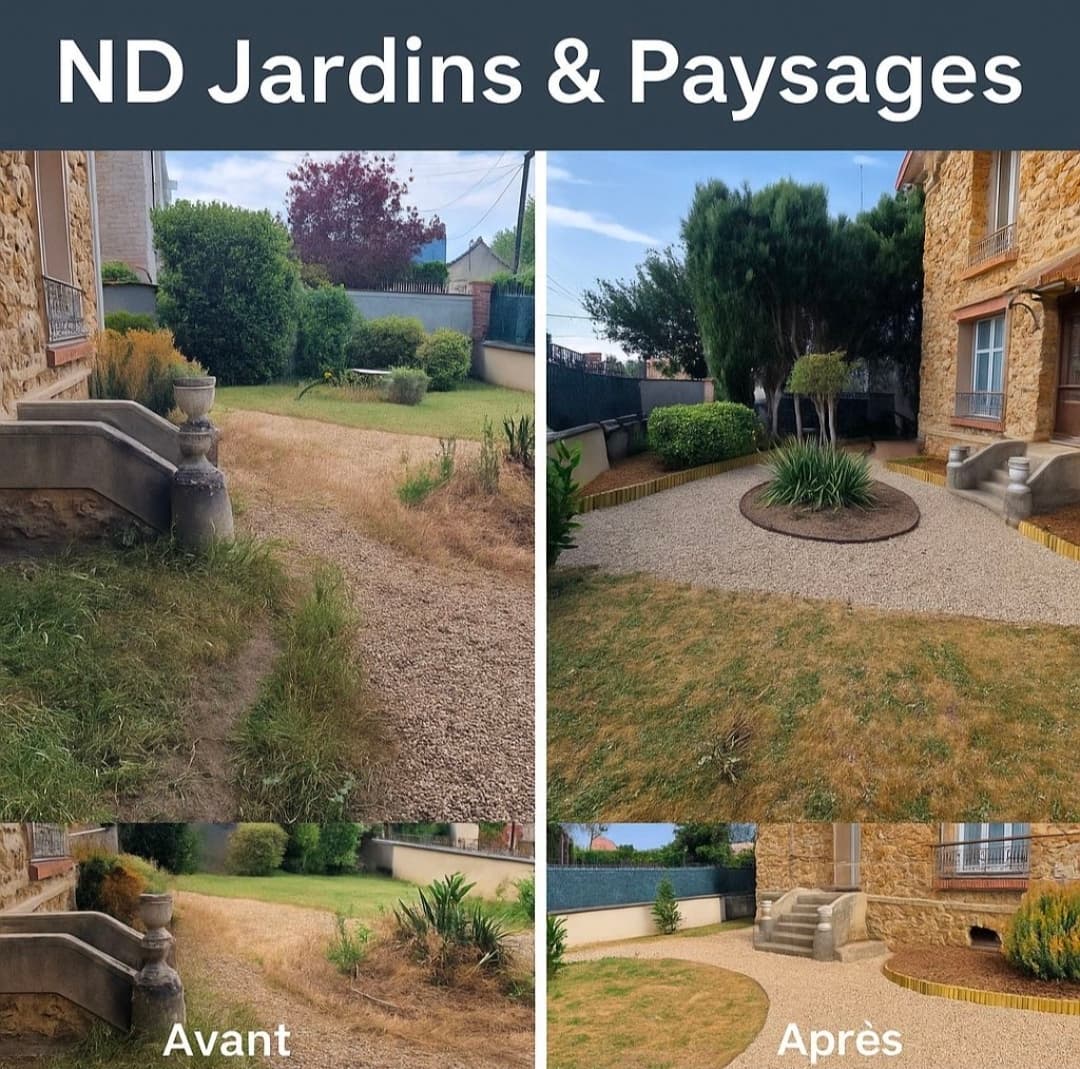 Avant / Après – entretien de jardin